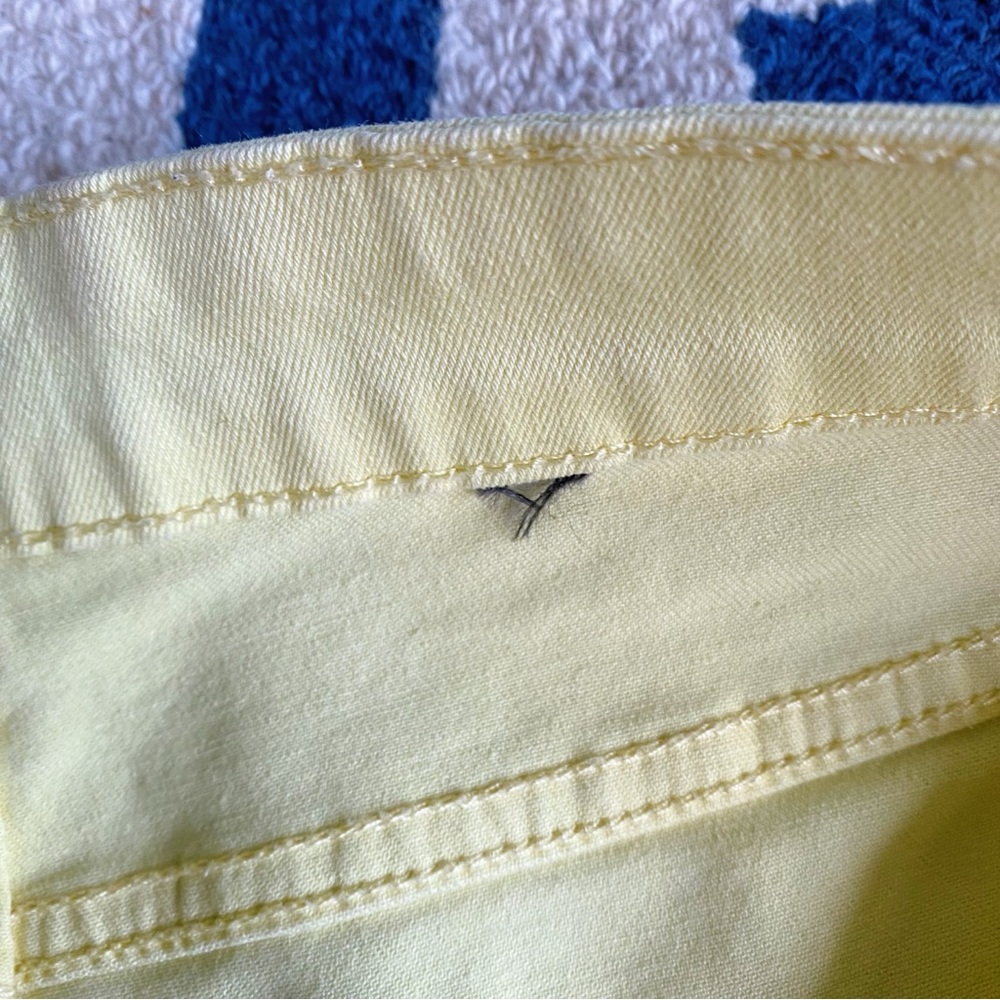 π CASUAL LEMON MID RISE COTTON JEAN SHORTS! - Picture 10 of 10